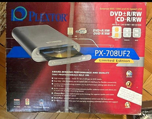Nos unopened plextor 708uf2 - nos,
